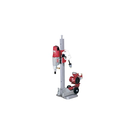 Milwaukee Tool DIAMOND CORING RIG WITH SMALL, BASE STAND, VAC-U-RIG KIT, METER BOX AND 1014061